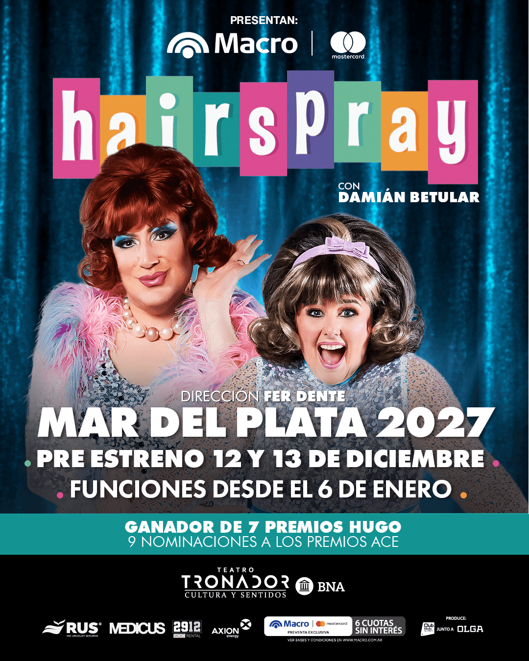 Hairspray llega a Mar del Plata